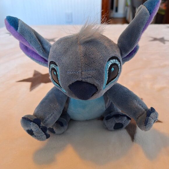 6" Plush - STITCH from Disney - Ty Beanie Baby - Lilo & Stitch Alien - 2023 - Picture 3 of 8